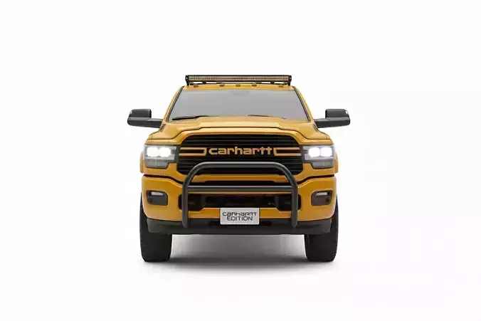 Carhartt Edition Heavy Duty Pickup Truck Low-poly 3D model 3