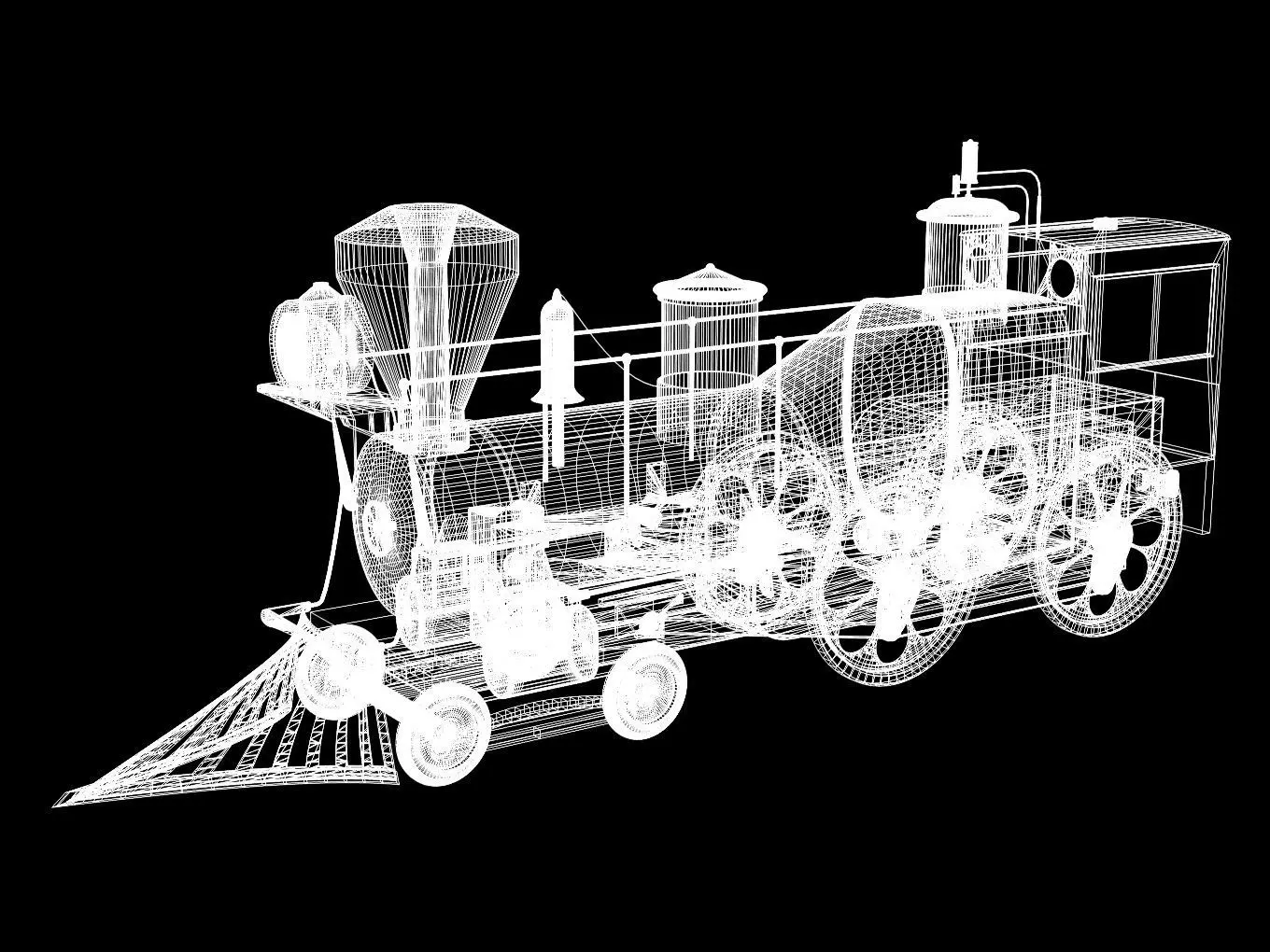 mini steam locomotive 3D model_9