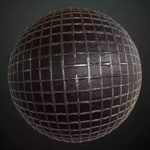 Dark Clean Diamond Tread Plate Metal PBR Seamless