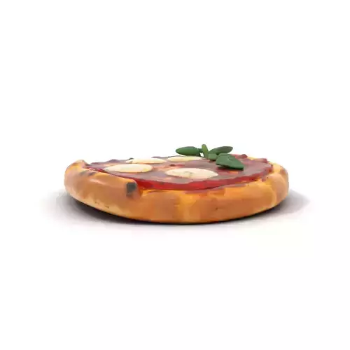 Margherita Pizza model pack Low-poly 3D model