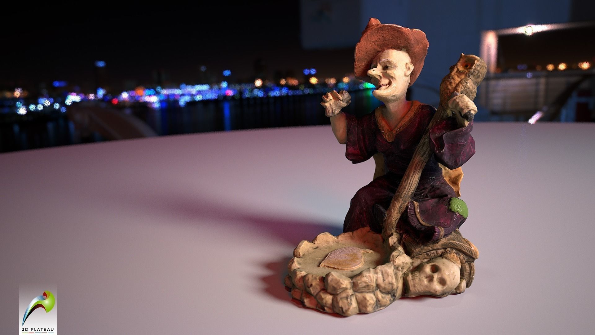 0002-04 Stewing Witch Low-poly 3D model_0