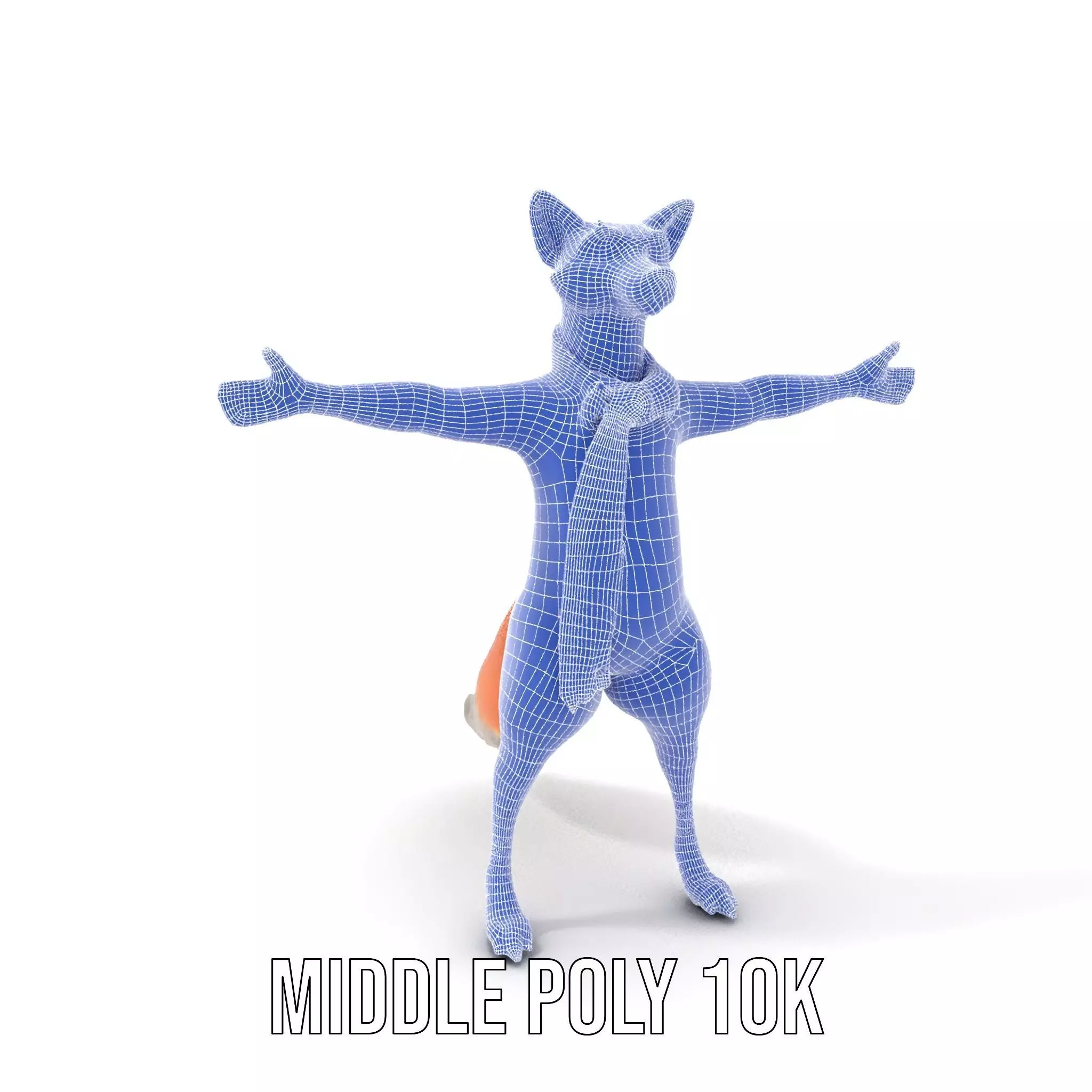 Charming Fox Scarf model pack Low-poly 3D model_18