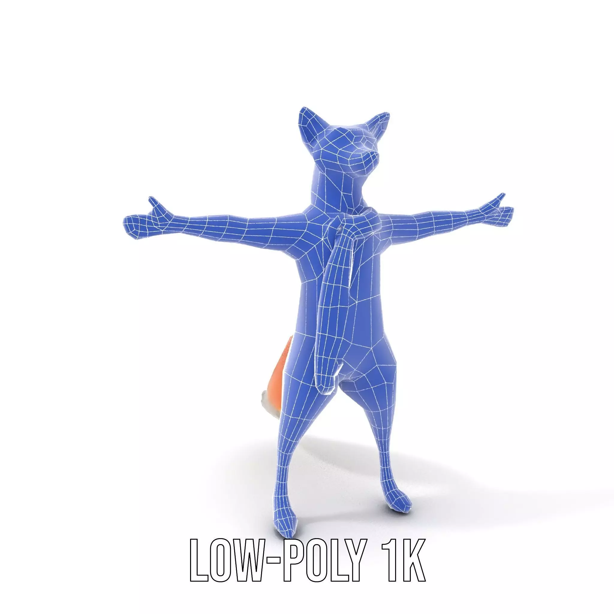 Charming Fox Scarf model pack Low-poly 3D model_28