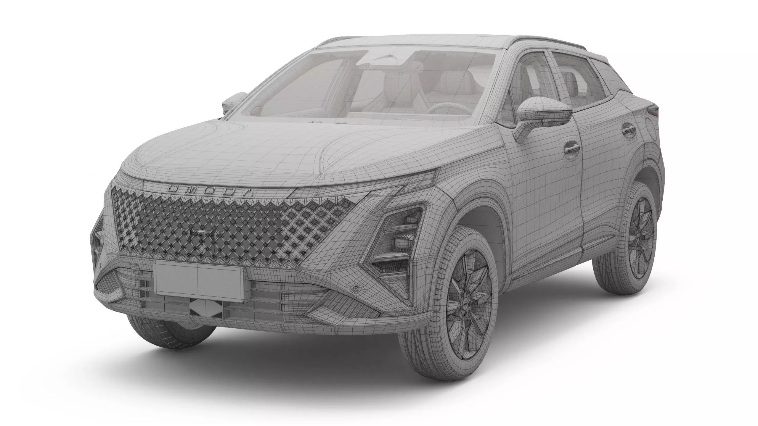 2026 Chery Omoda C5 with Interior Left Hand Drive 3D model_17