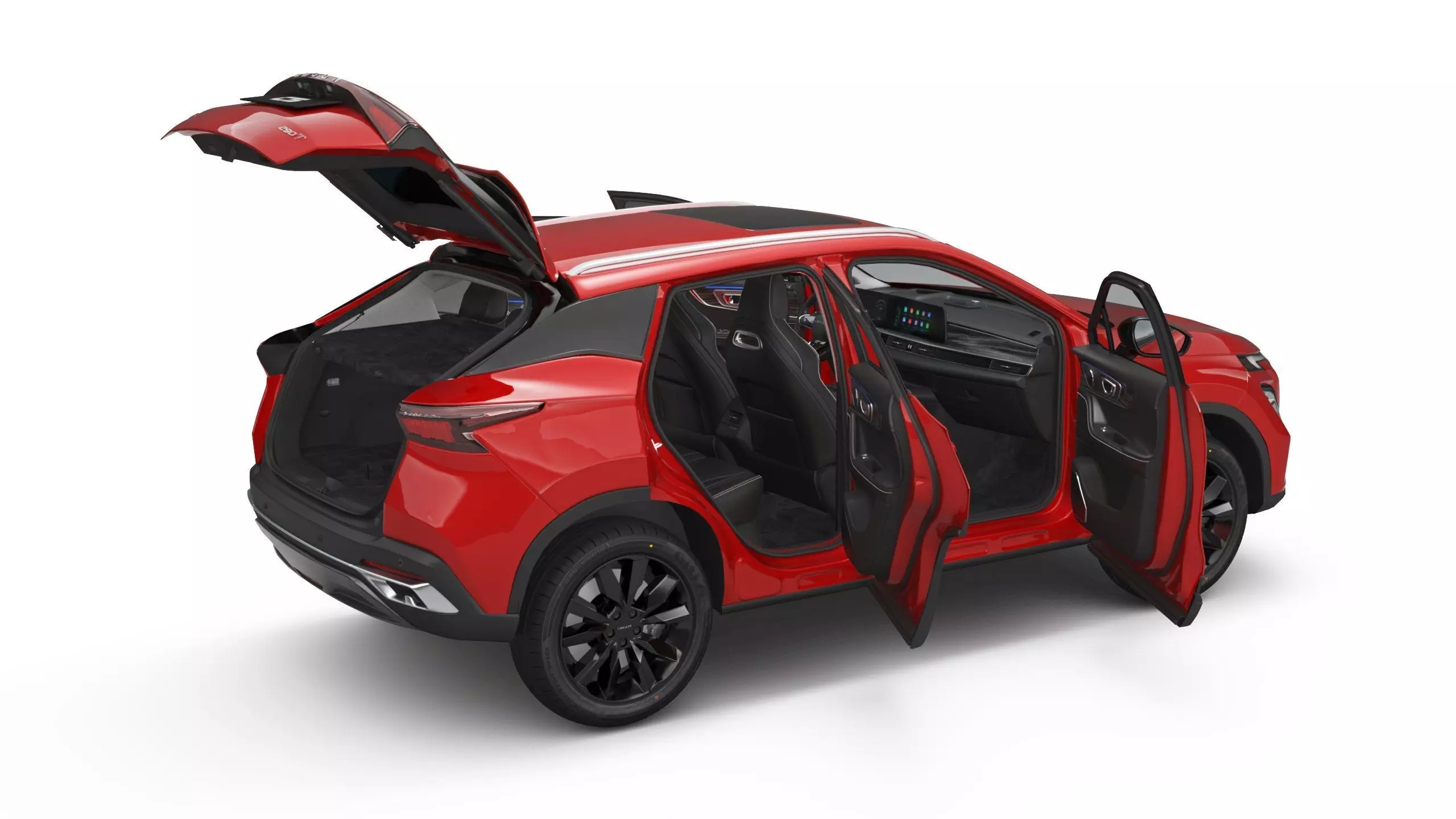 2026 Chery Omoda C5 with Interior Left Hand Drive 3D model_11