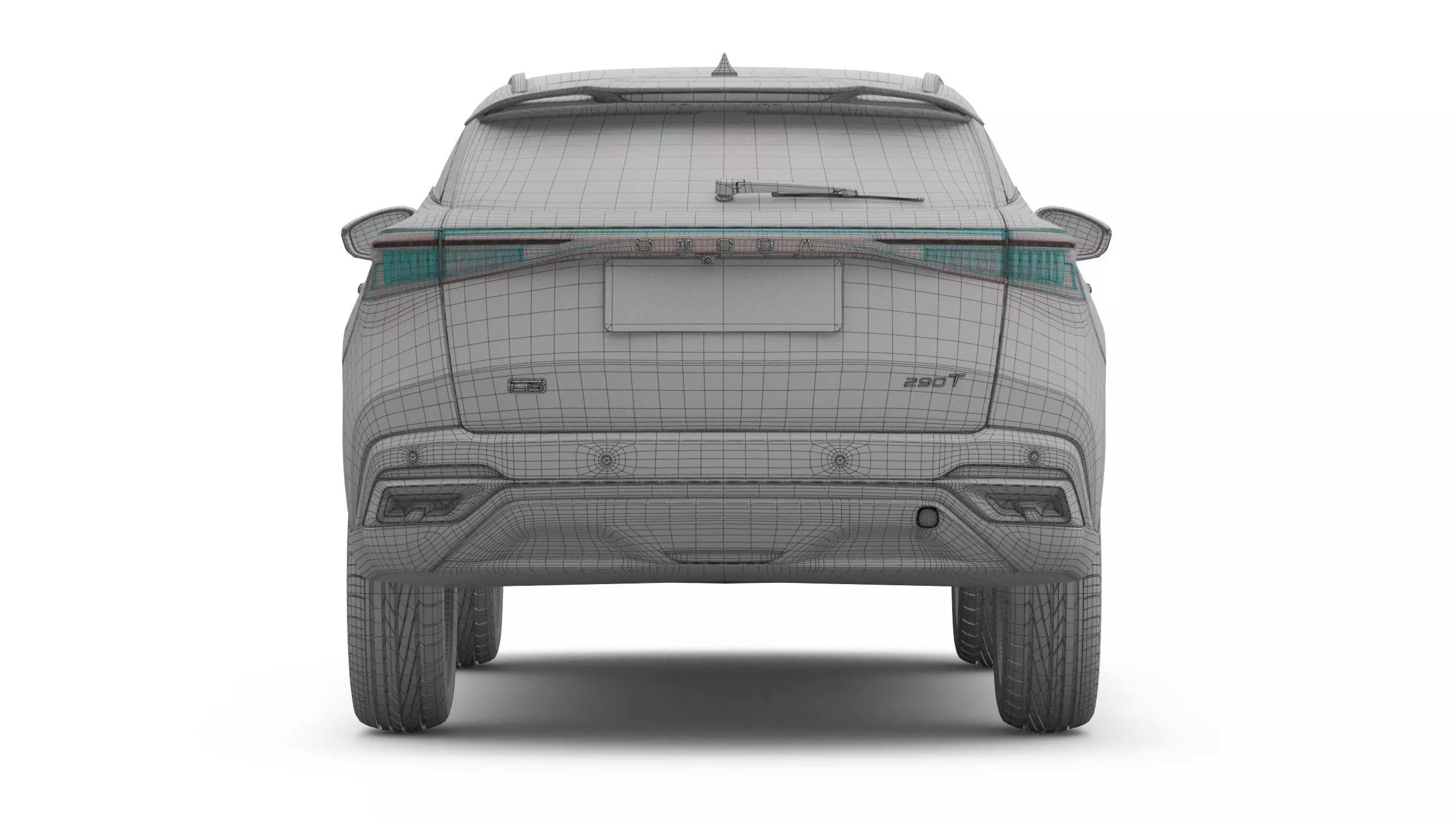 2026 Chery Omoda C5 with Interior Left Hand Drive 3D model_21