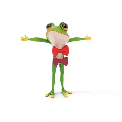 Stylish Frog Character model pack Low-poly 3D model Stylish Frog Character model pack Low-poly 3D model