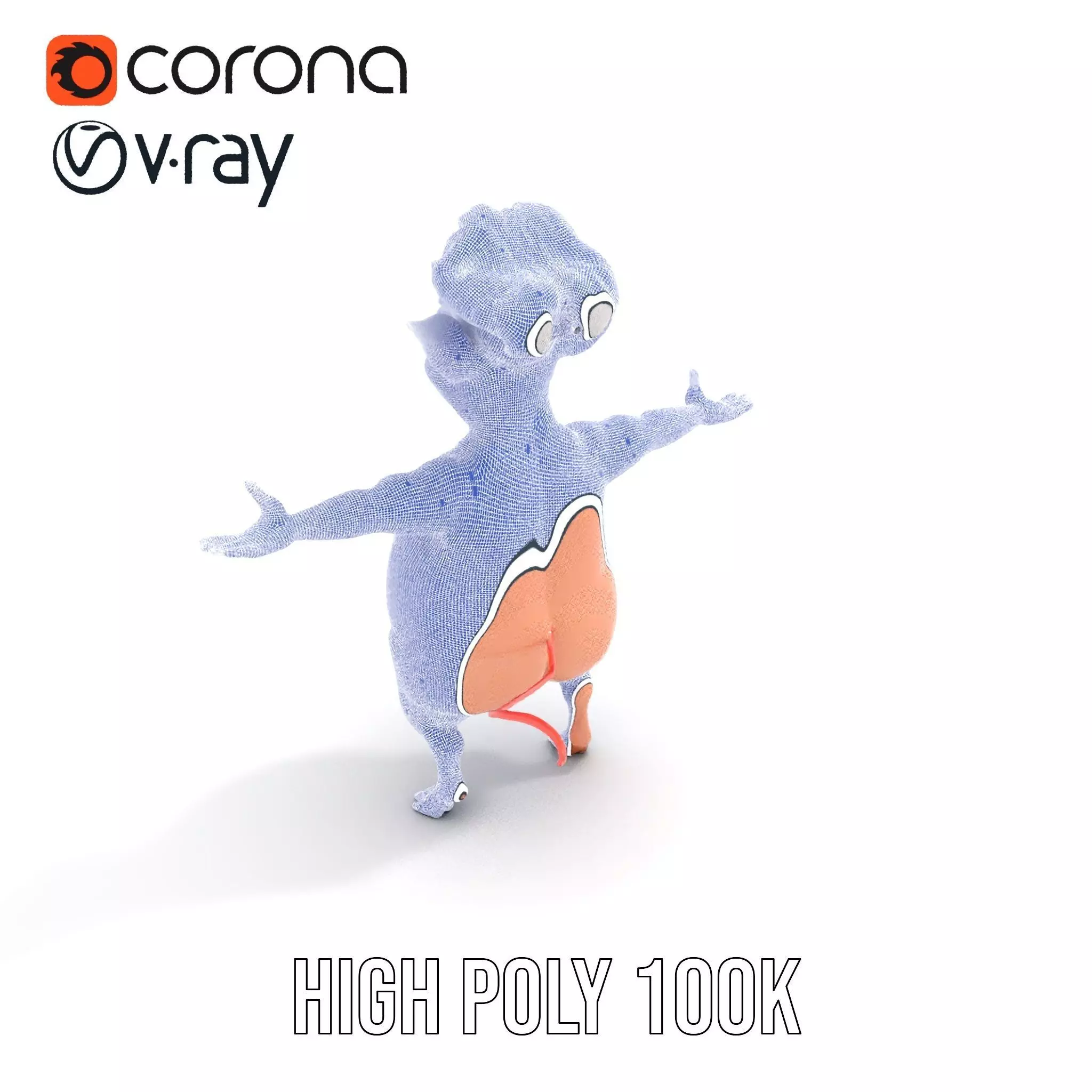 Happy Chef Pig model pack Low-poly 3D model_32