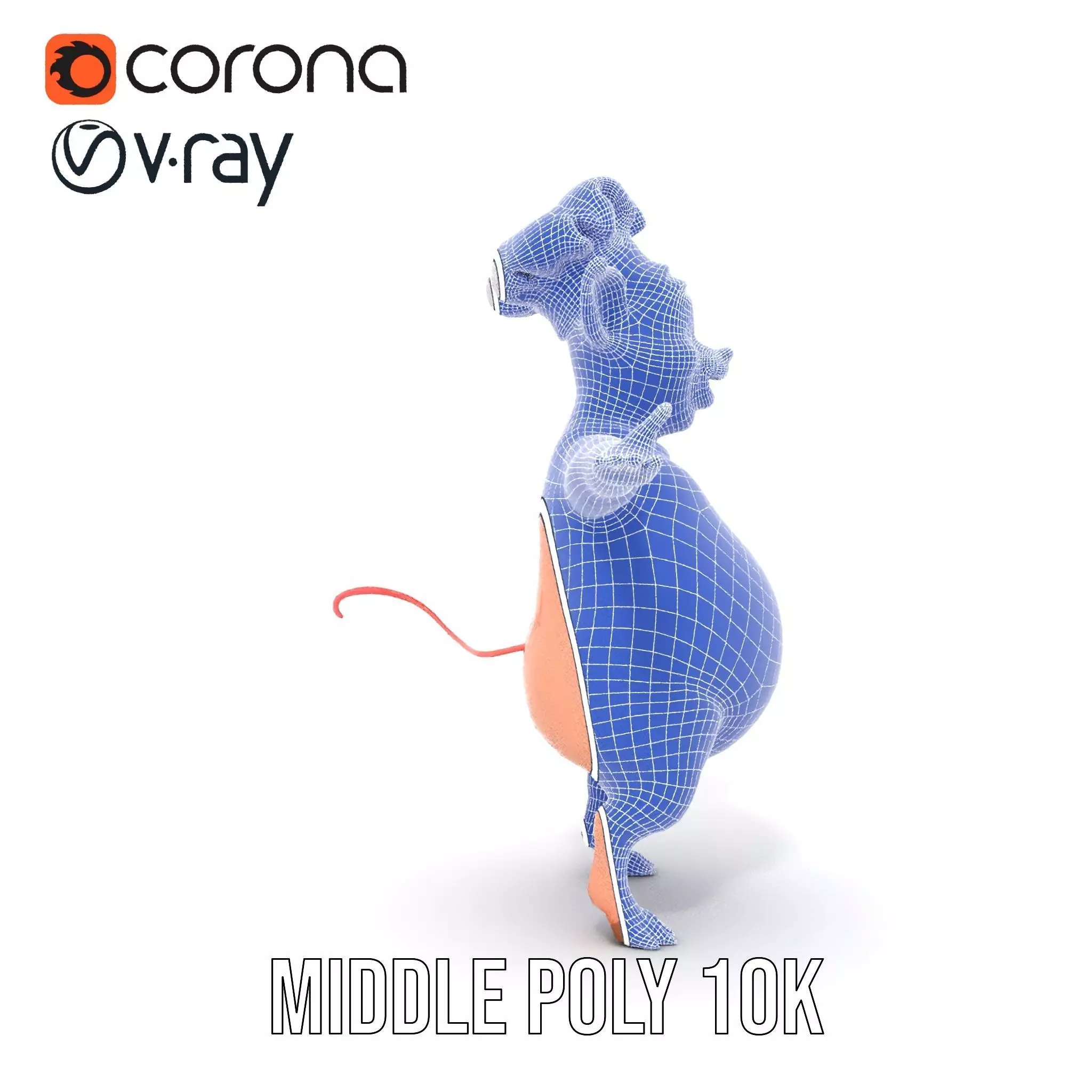 Happy Chef Pig model pack Low-poly 3D model_24