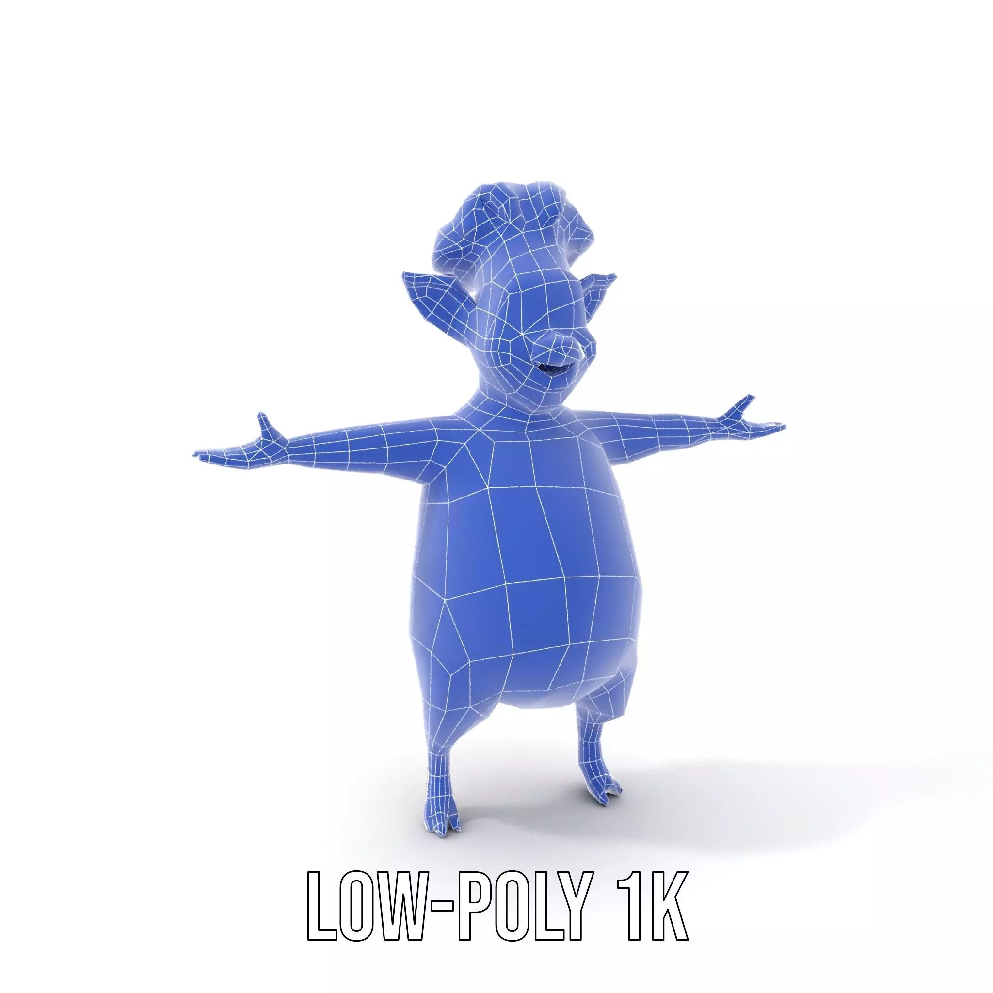 Happy Chef Pig model pack Low-poly 3D model_14