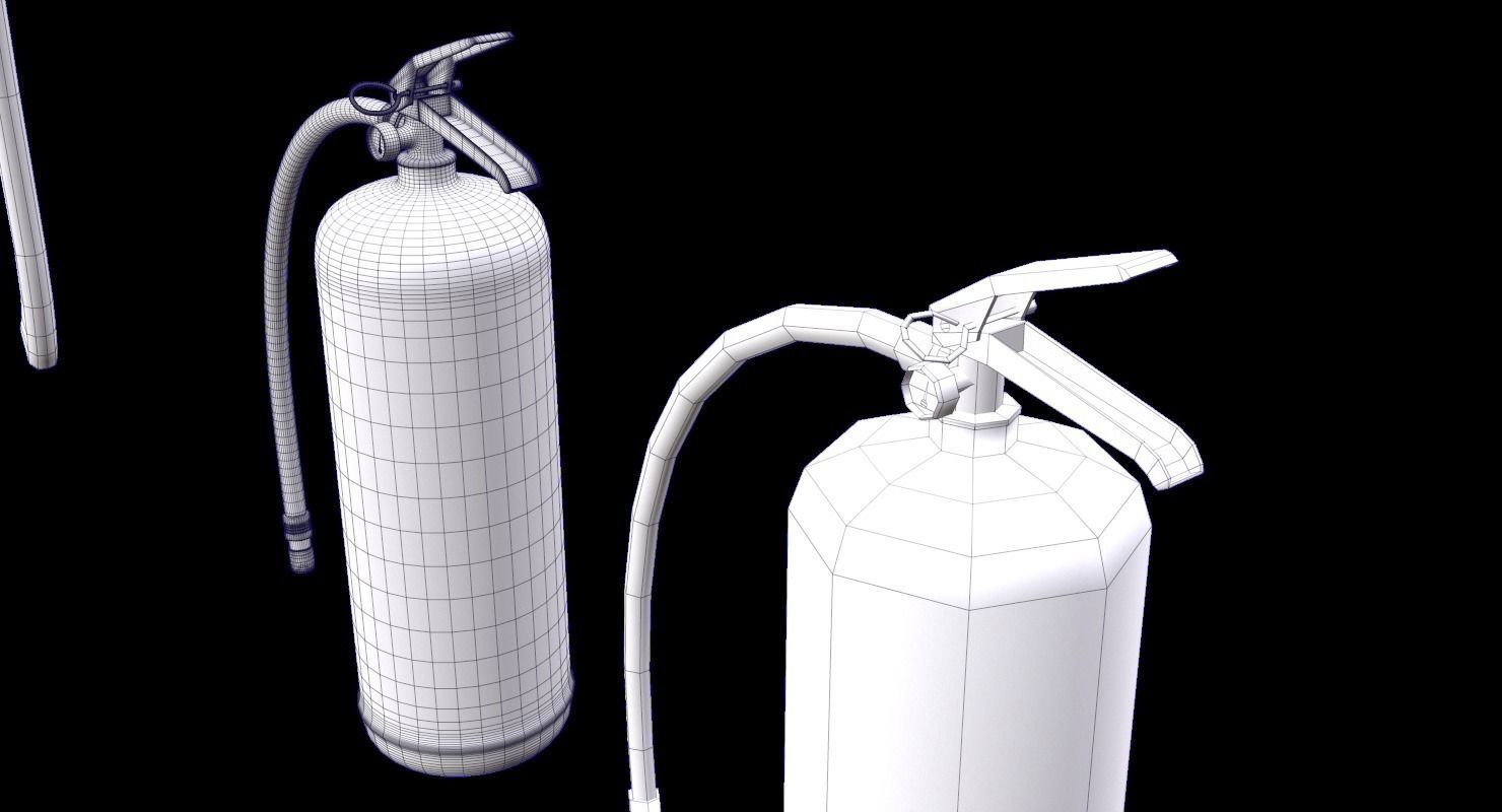 Fire Fighting Equipment 1 Plus 1 PBR Pack Low-poly 3D model_21