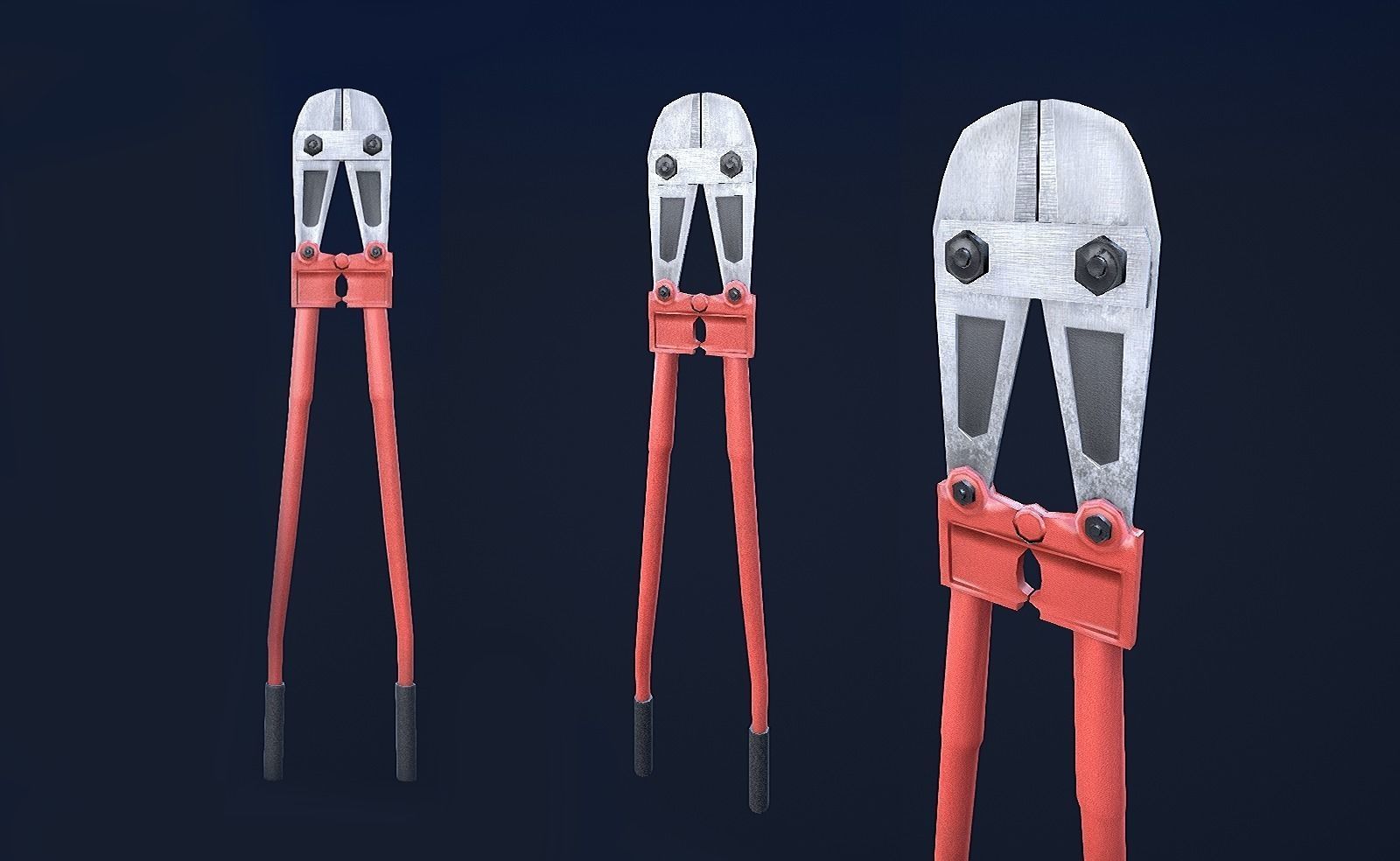 Fire Fighting Equipment 1 Plus 1 PBR Pack Low-poly 3D model_3