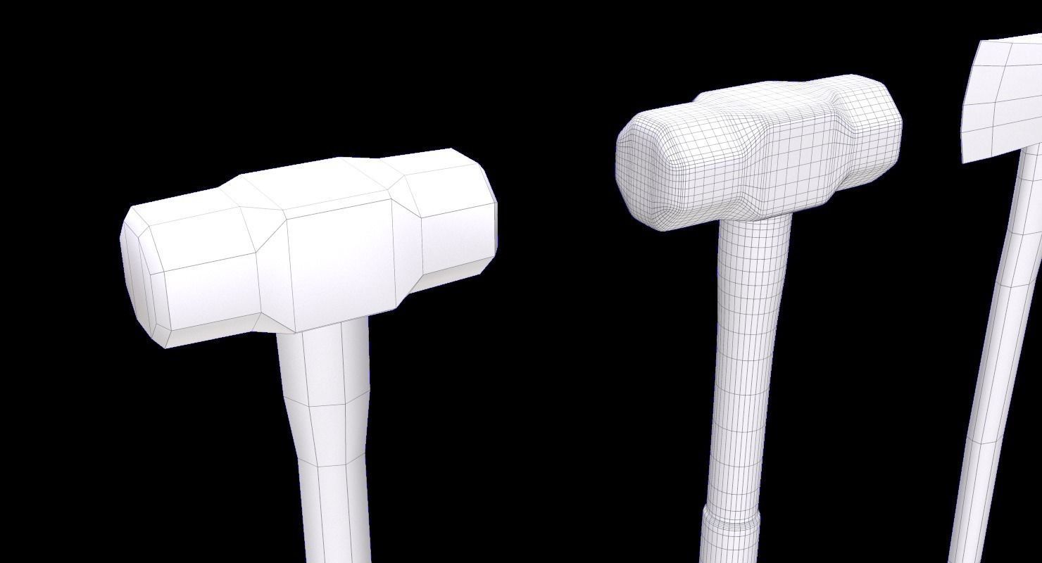 Fire Fighting Equipment 1 Plus 1 PBR Pack Low-poly 3D model_14