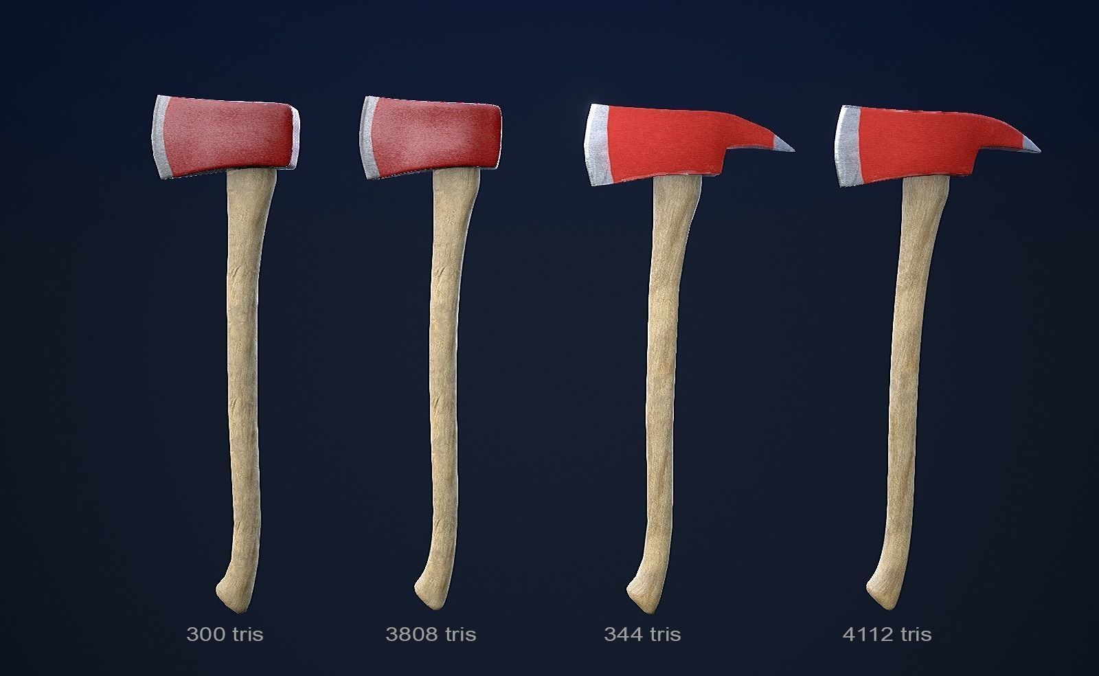 Fire Fighting Equipment 1 Plus 1 PBR Pack Low-poly 3D model_5