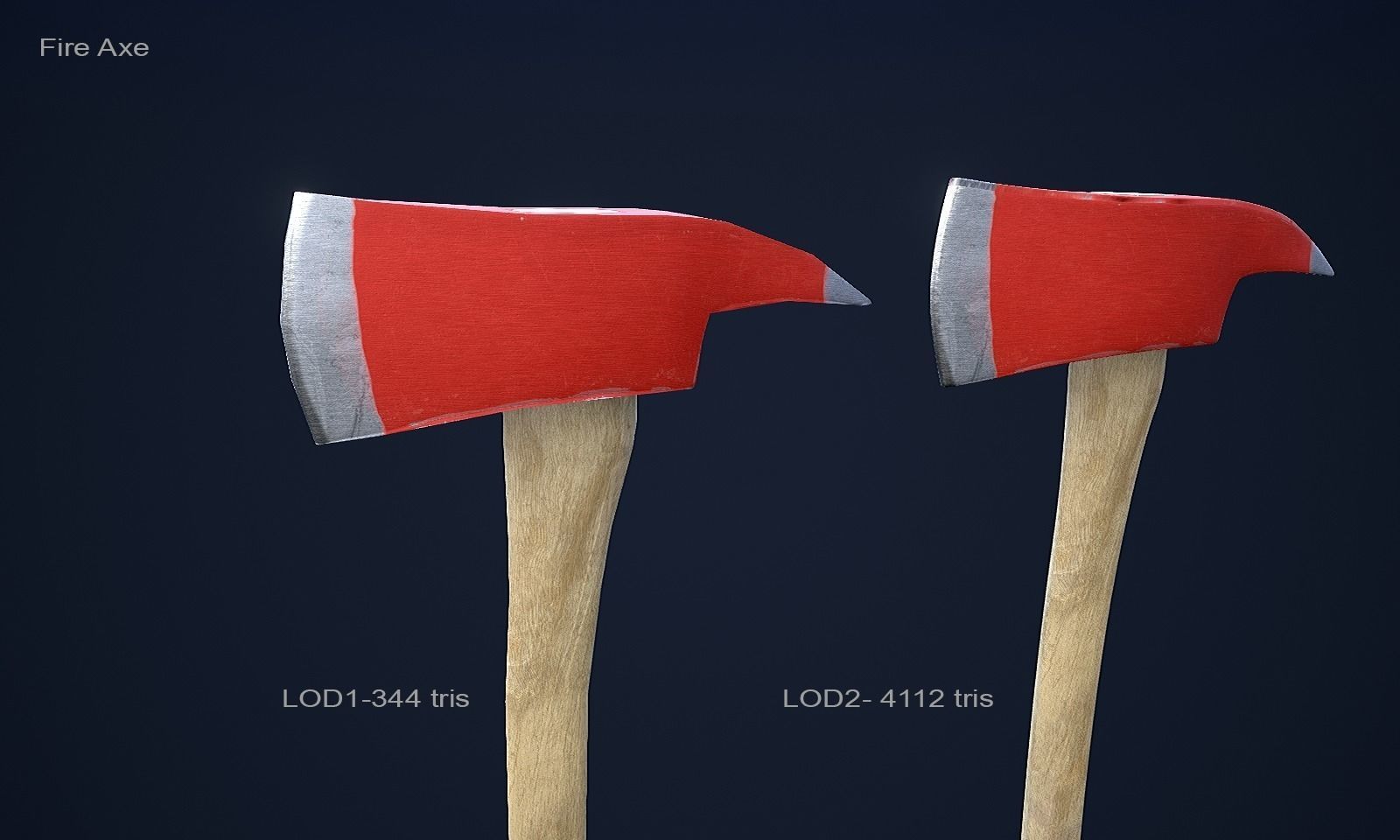 Fire Fighting Equipment 1 Plus 1 PBR Pack Low-poly 3D model_6