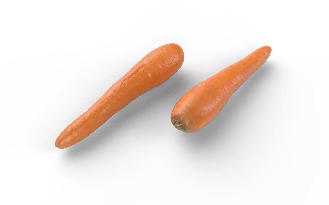 Carrot M05 Low-poly 3D model_4
