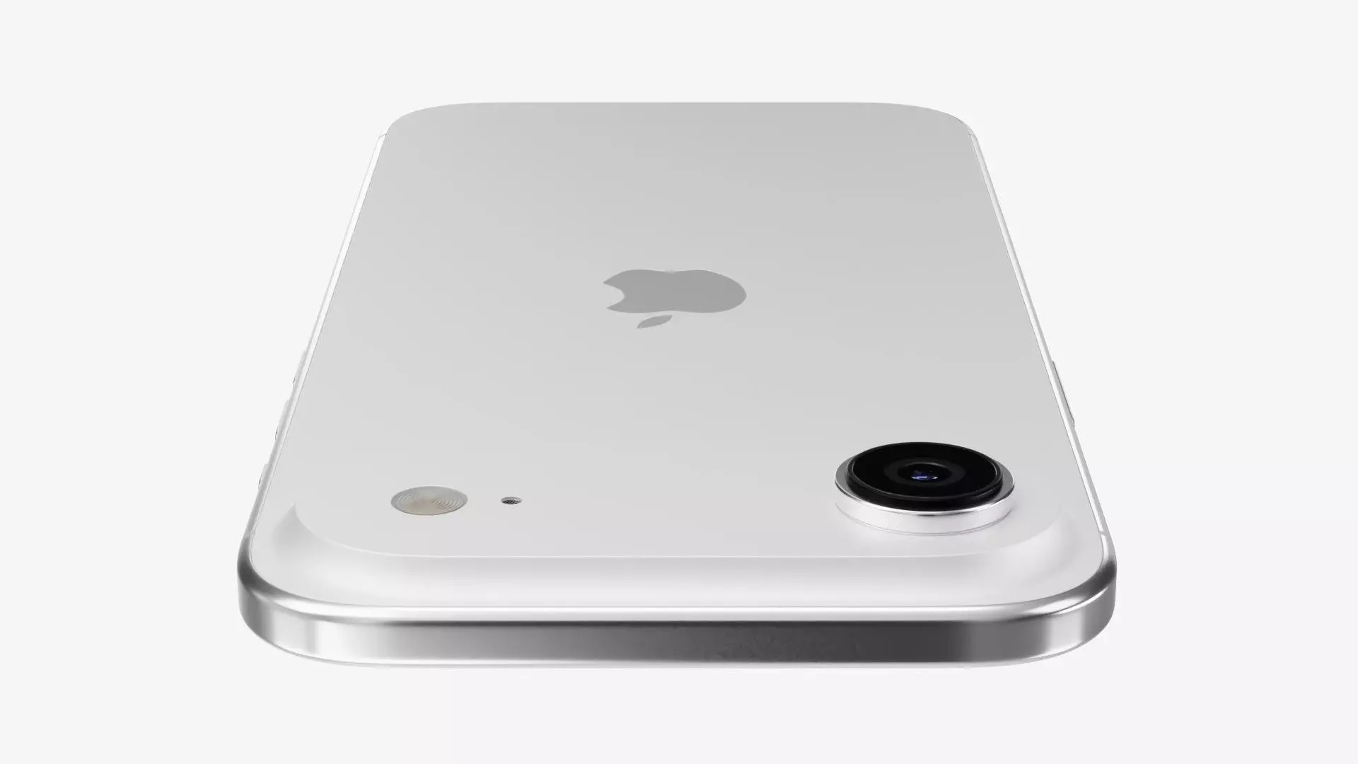 Apple iPhone Air Cloud White Low-poly 3D model_4