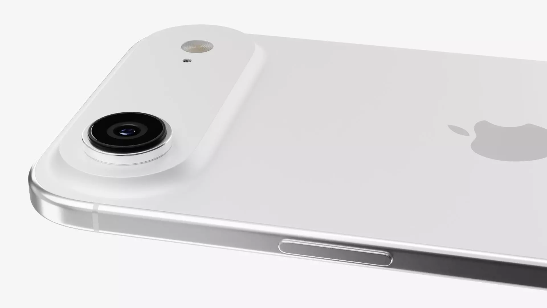 Apple iPhone Air Cloud White Low-poly 3D model_5