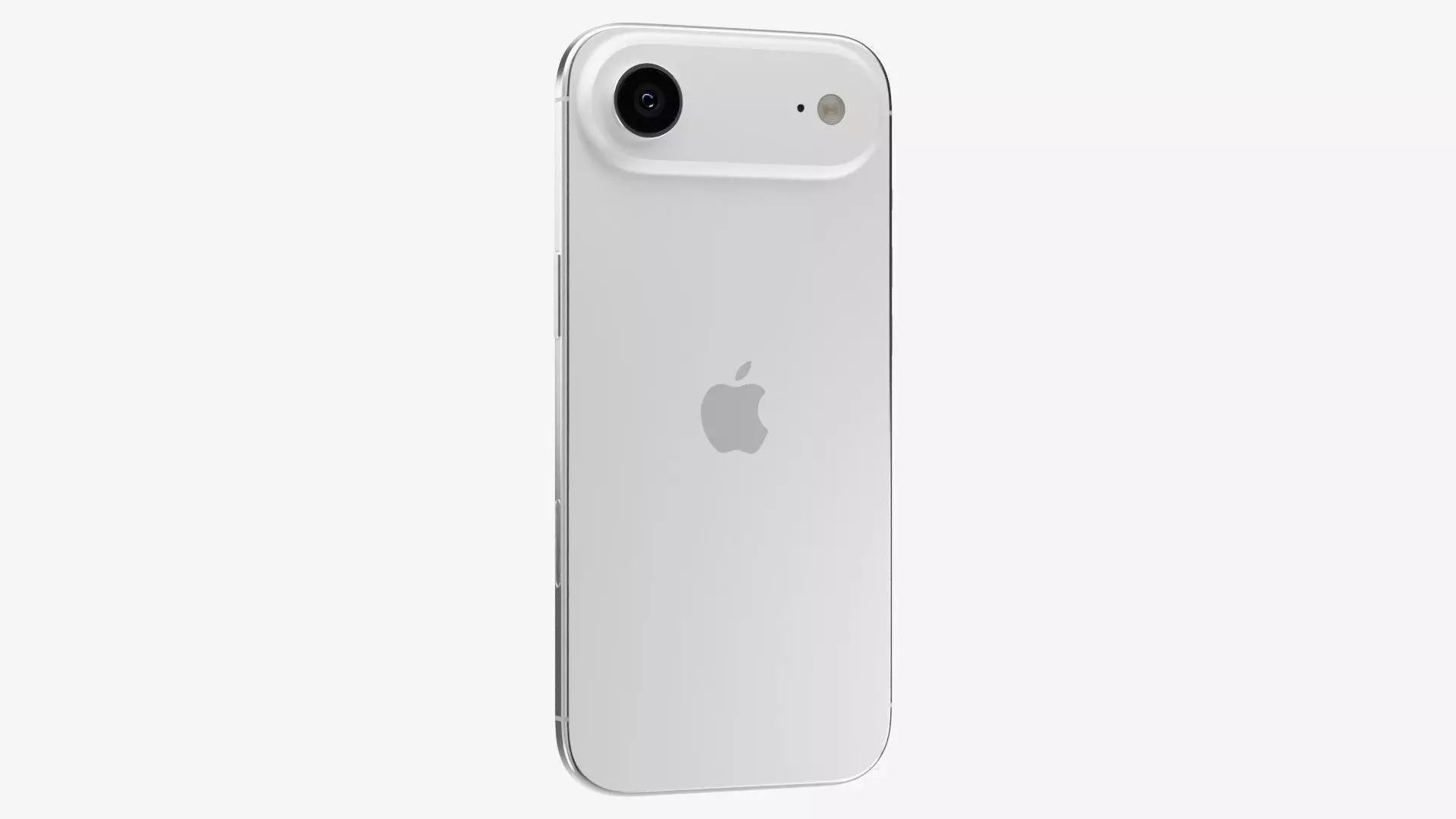 Apple iPhone Air Cloud White Low-poly 3D model_10