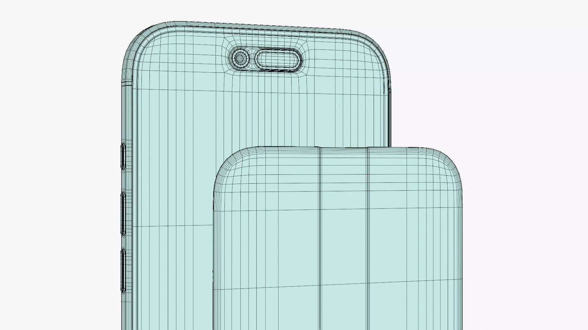 Apple iPhone Air Cloud White Low-poly 3D model_15