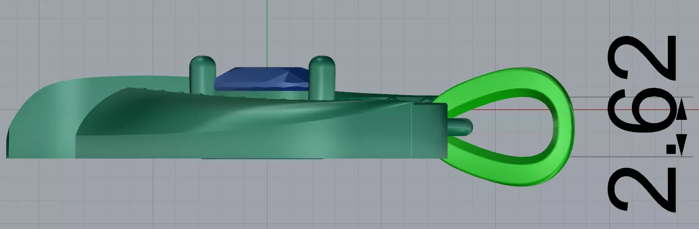Heart pendant 3D print model_11