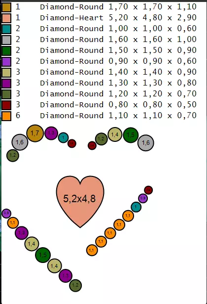 Heart pendant 3D print model_8