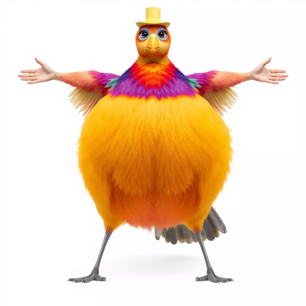 Cheery Feathered Bird model pack Low-poly 3D model_2