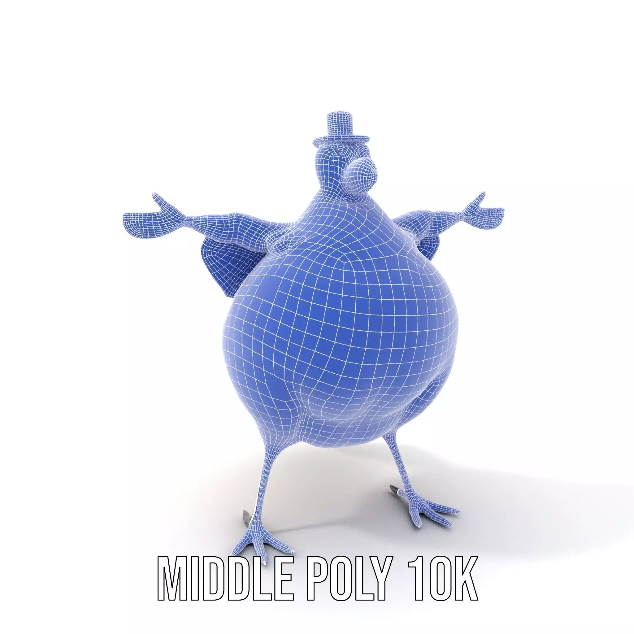 Cheery Feathered Bird model pack Low-poly 3D model_15