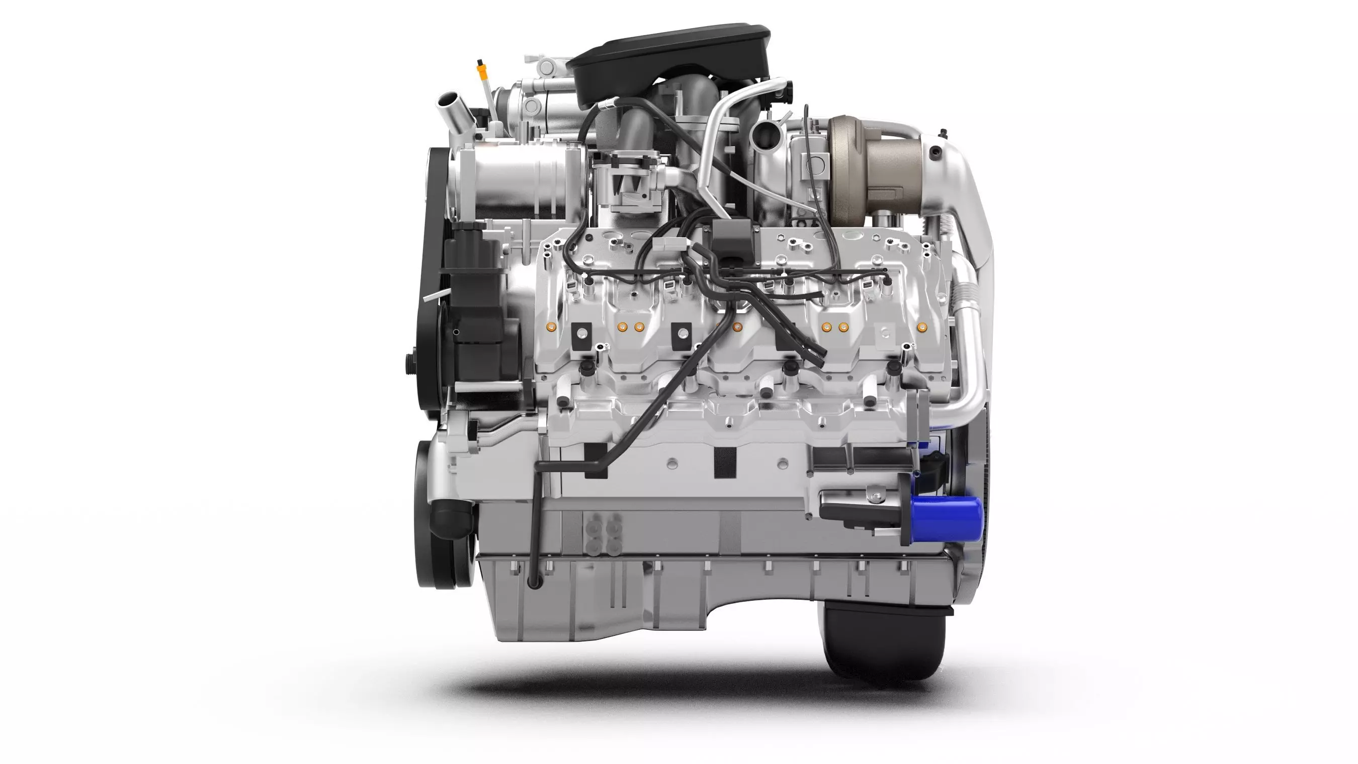Duramax Diesel Turbo V8 Engine 3D model_3