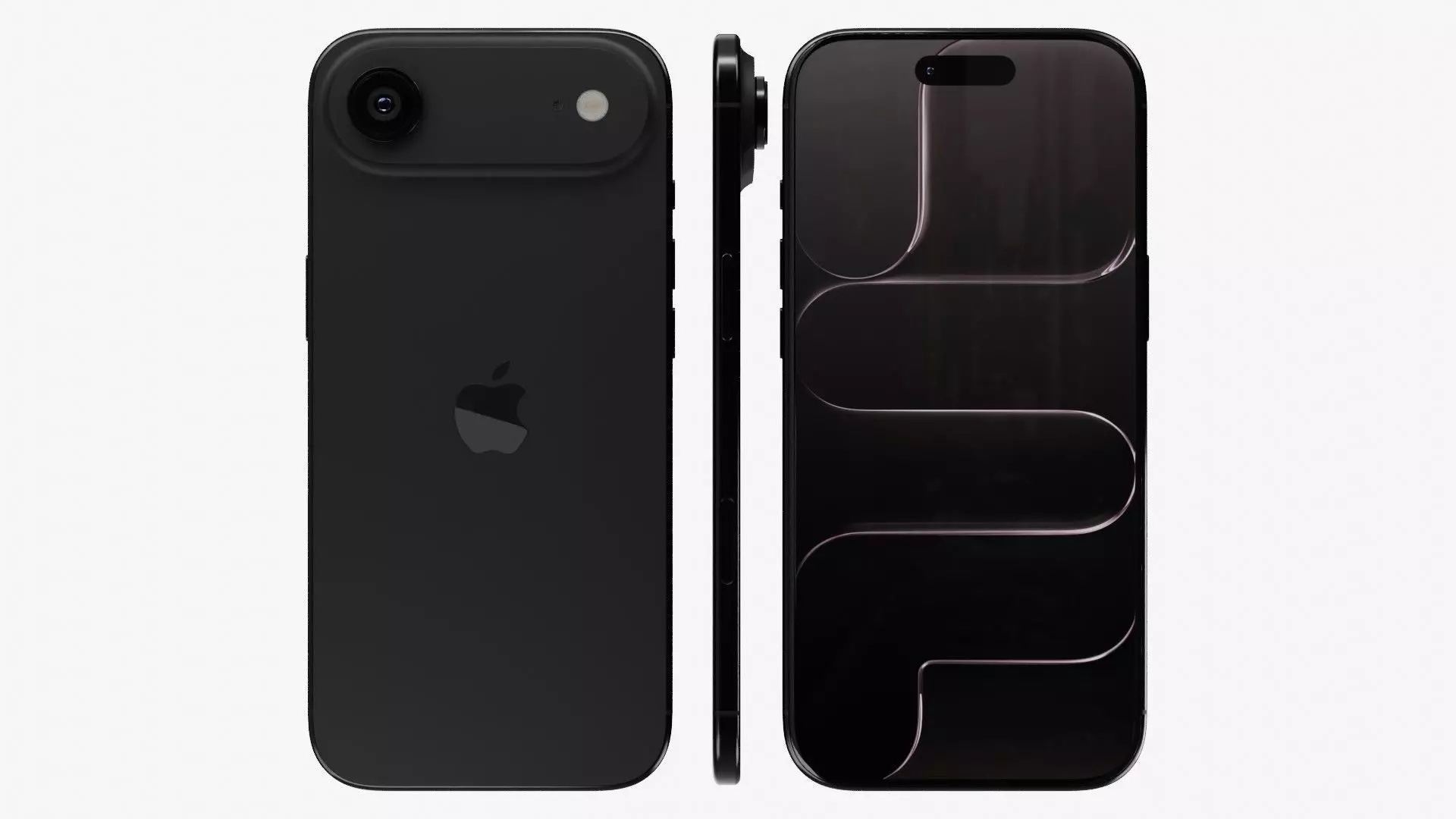 Apple iPhone Air Low-poly 3D model_32