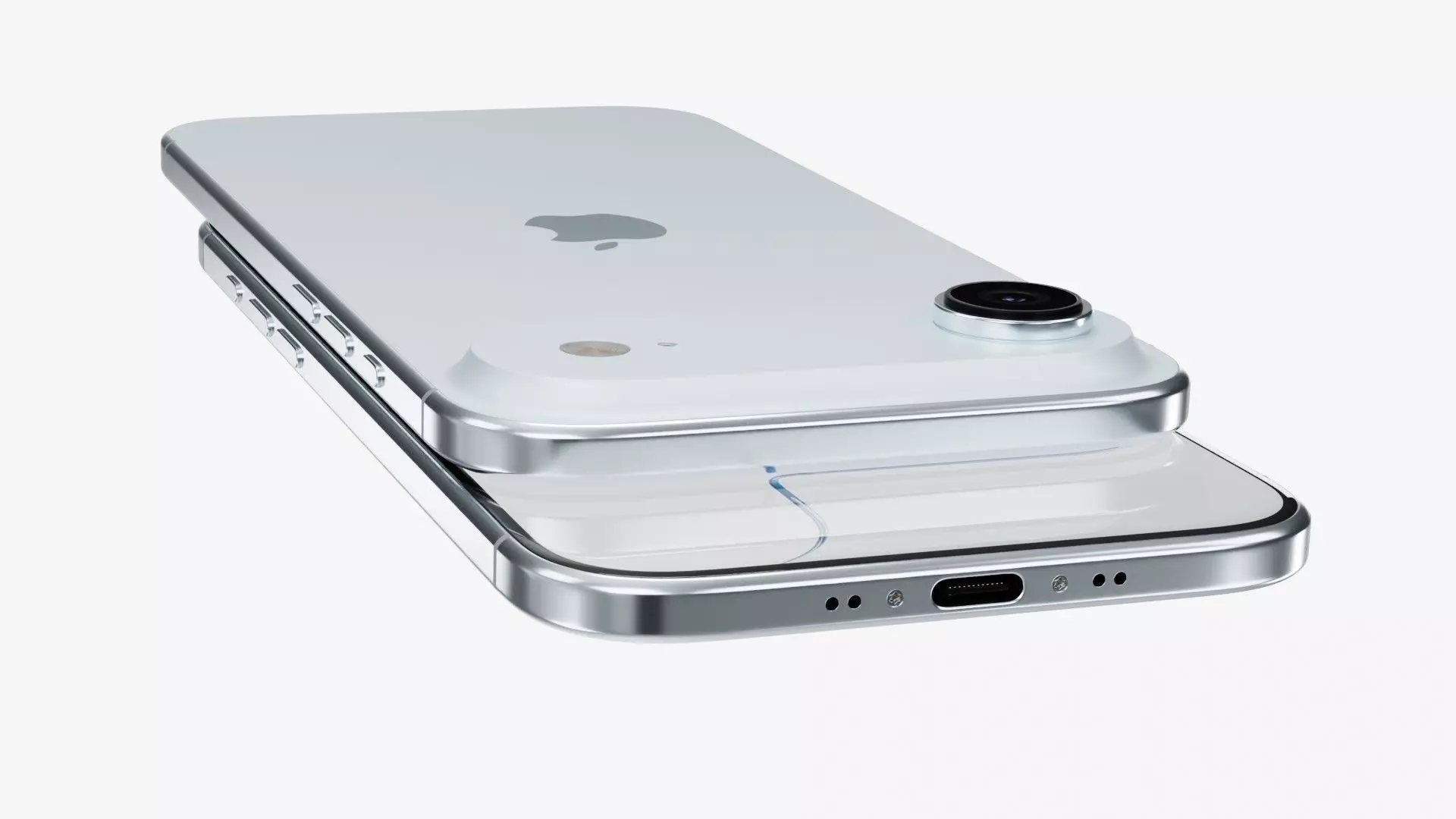 Apple iPhone Air Low-poly 3D model_9