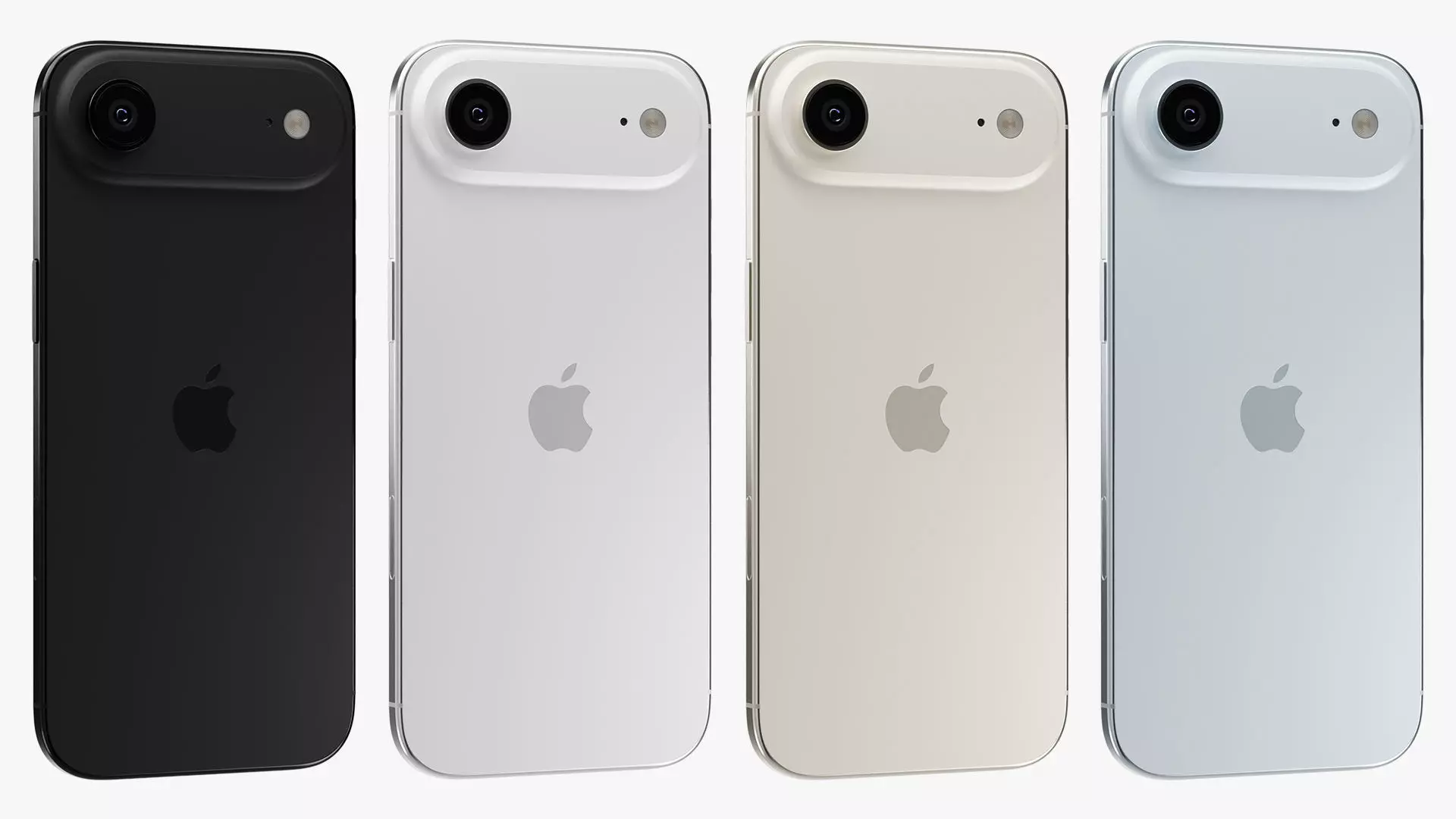 Apple iPhone Air Low-poly 3D model_2