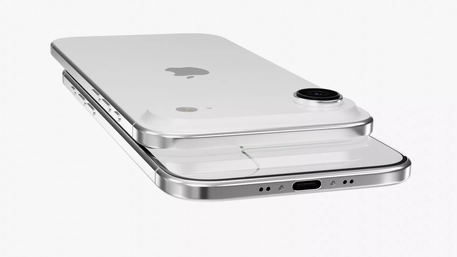 Apple iPhone Air Low-poly 3D model_27