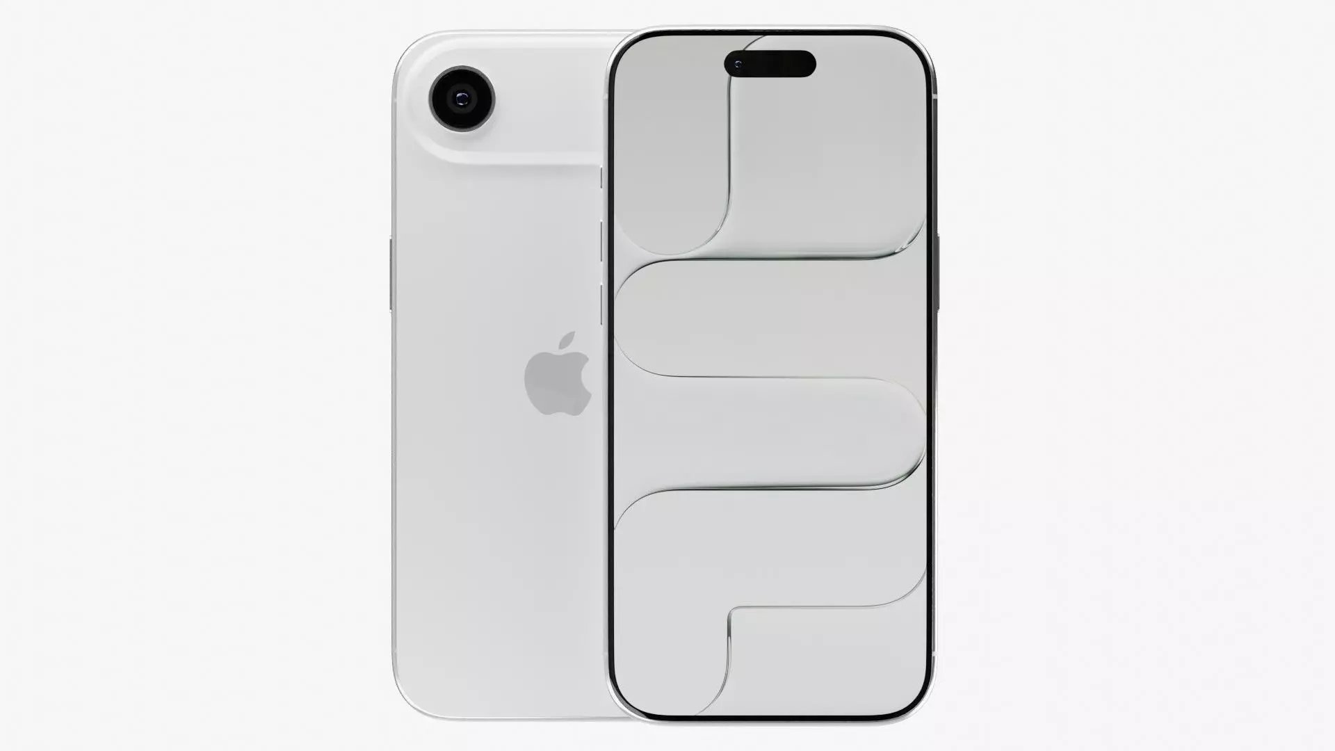 Apple iPhone Air Low-poly 3D model_22
