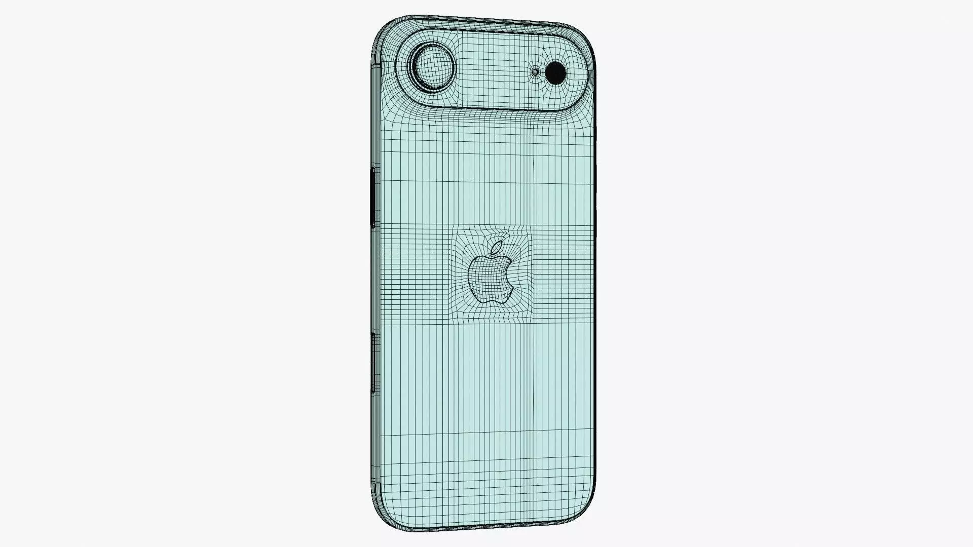 Apple iPhone Air Low-poly 3D model_46
