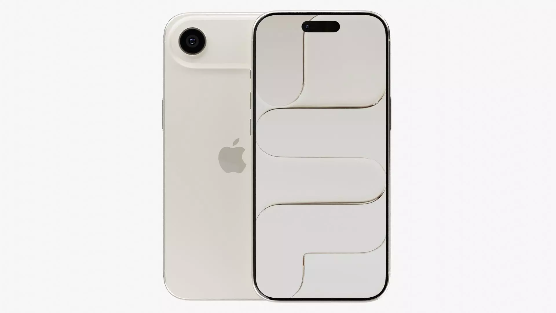 Apple iPhone Air Low-poly 3D model_13