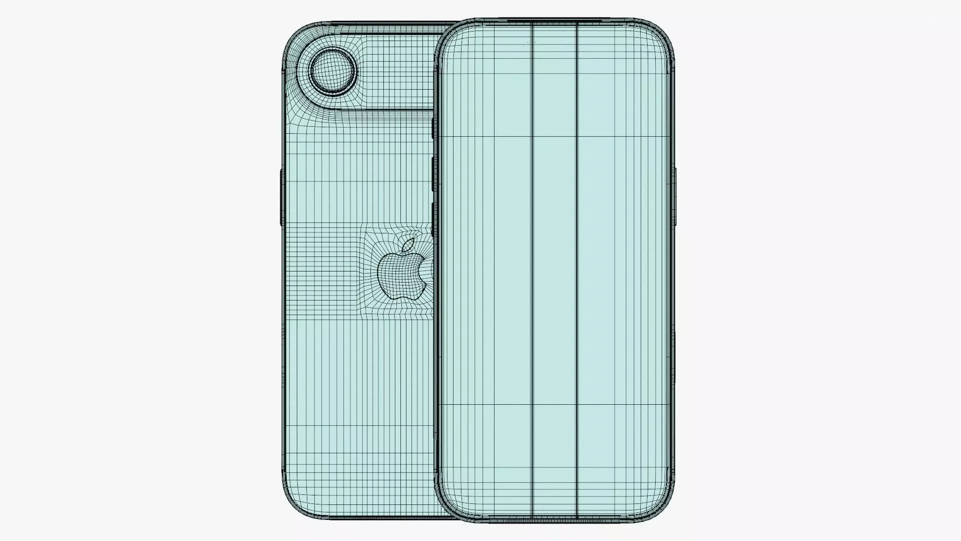 Apple iPhone Air Low-poly 3D model_40