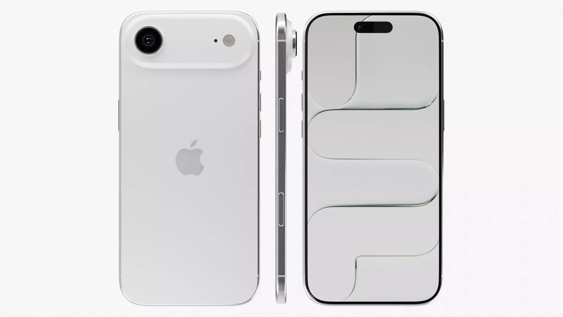Apple iPhone Air Low-poly 3D model_23
