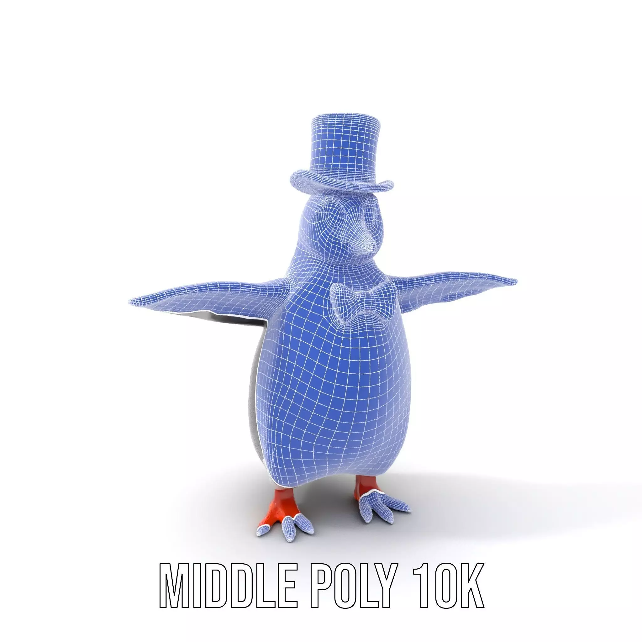 Charming Penguin model pack Low-poly 3D model_15