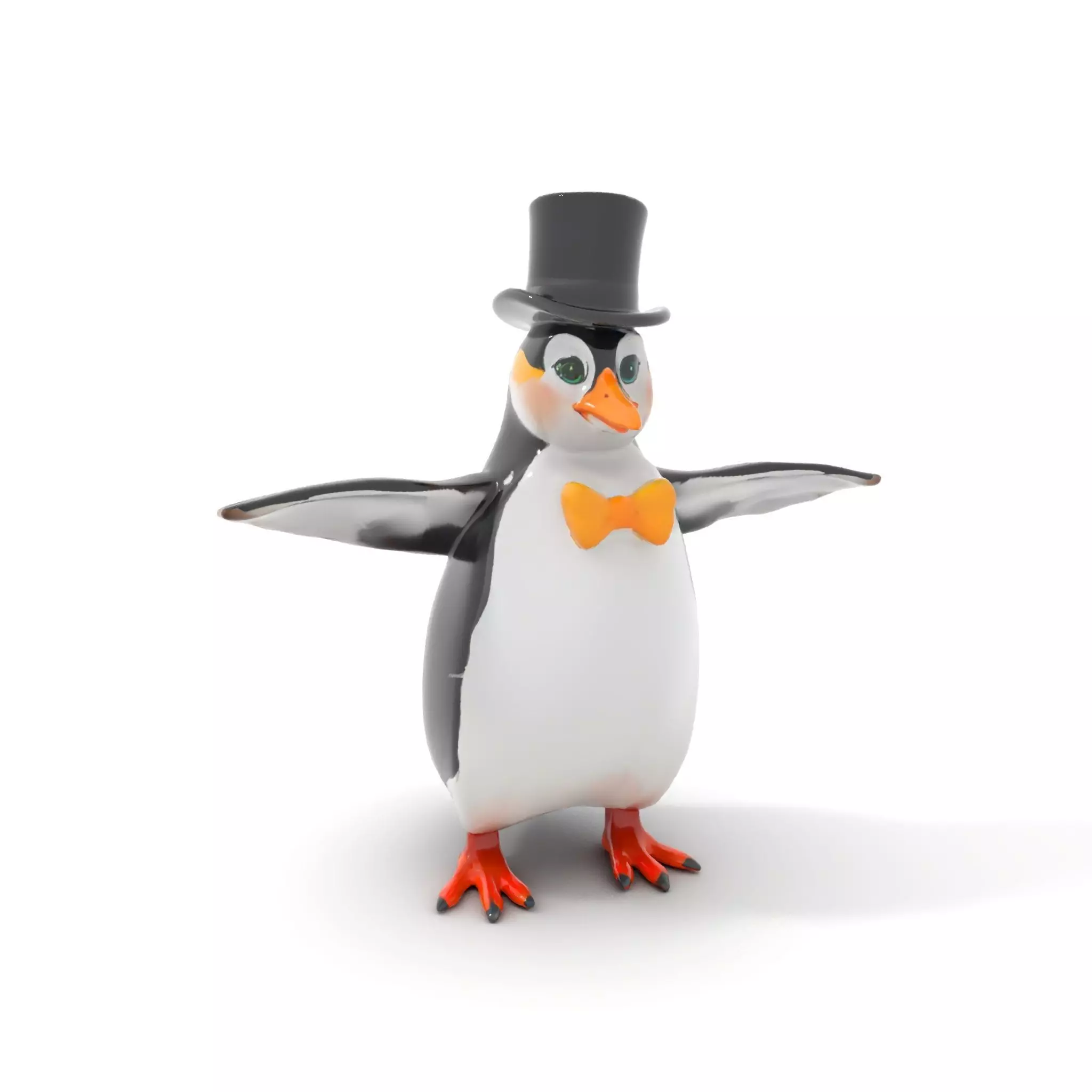 Charming Penguin model pack Low-poly 3D model_5