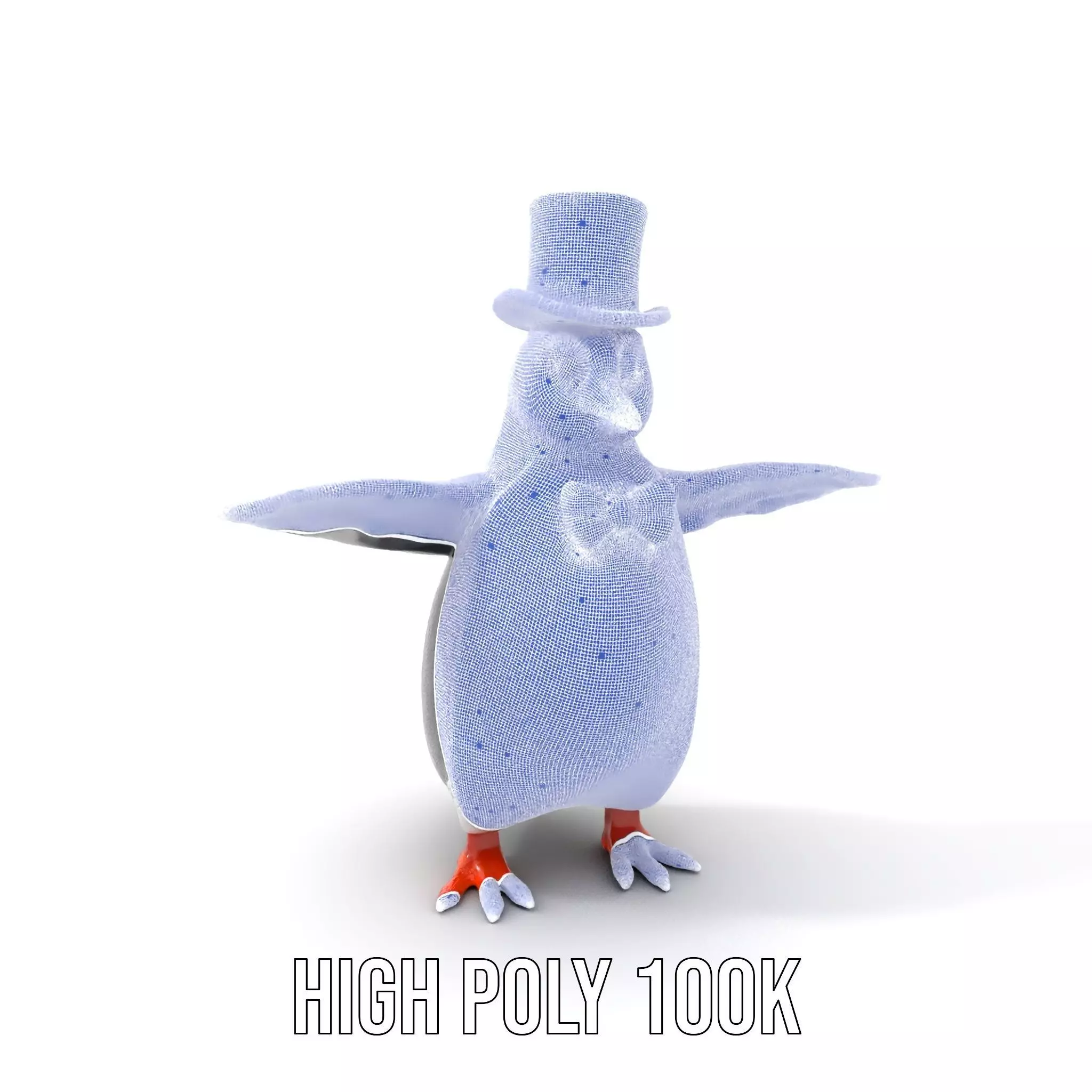 Charming Penguin model pack Low-poly 3D model_4