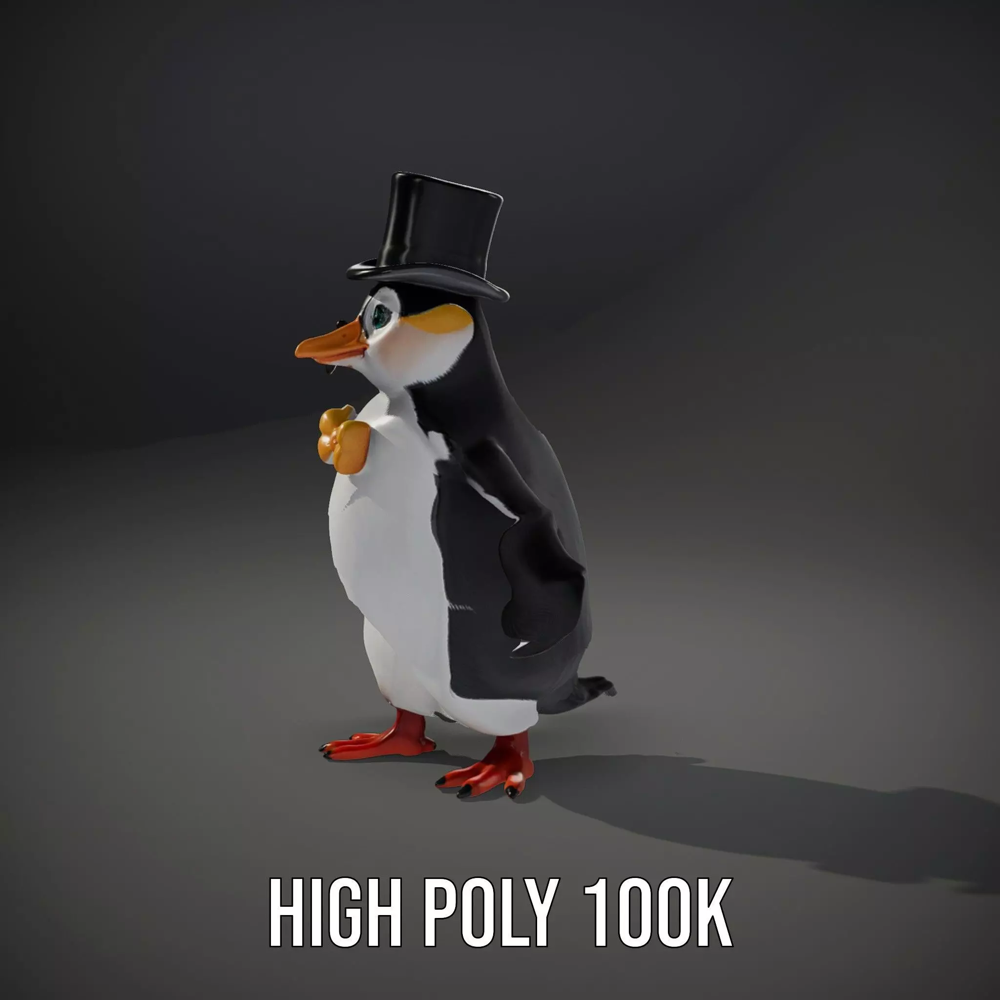 Charming Penguin model pack Low-poly 3D model_10