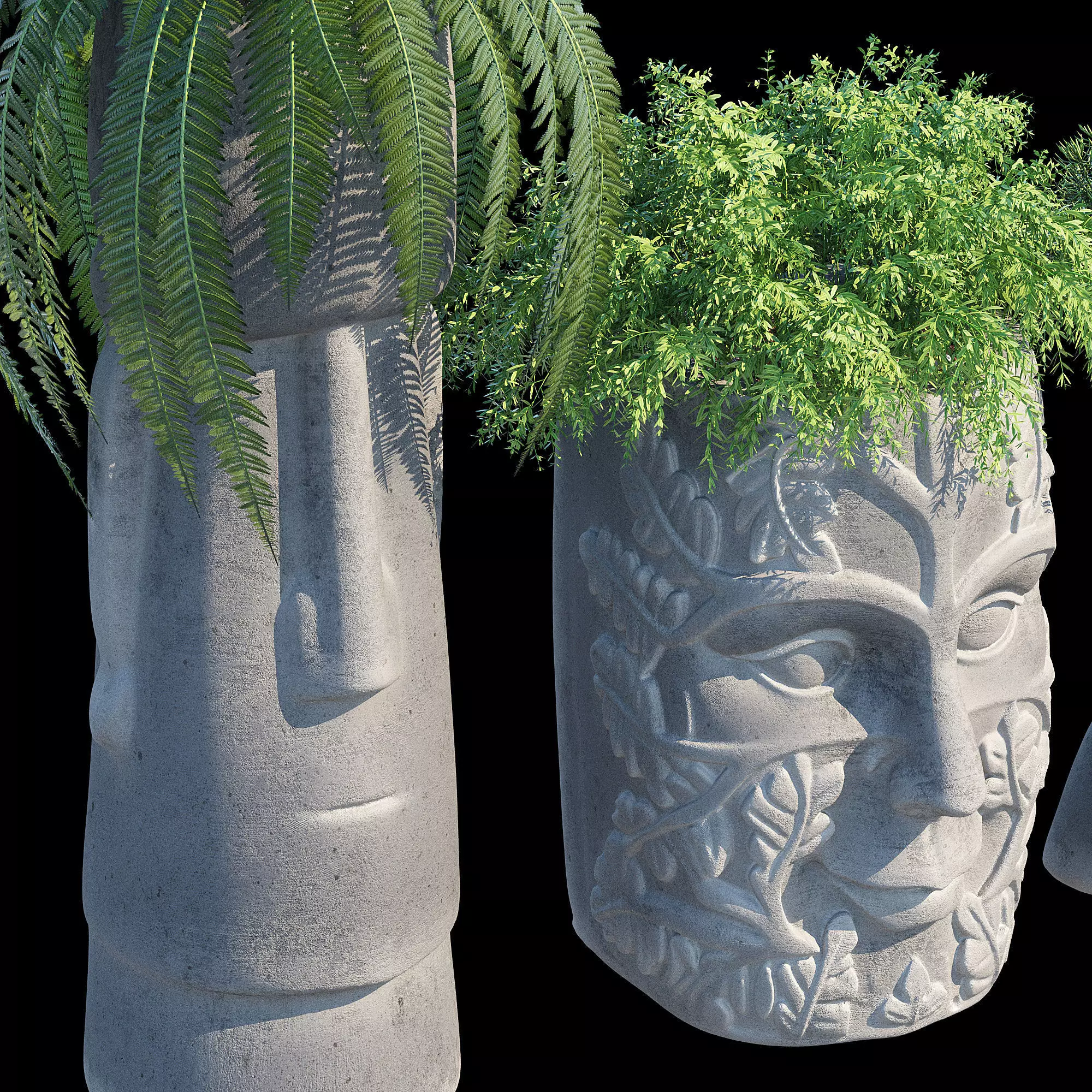Head planter one 3D model_12