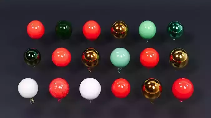 Christmas decoration balloons