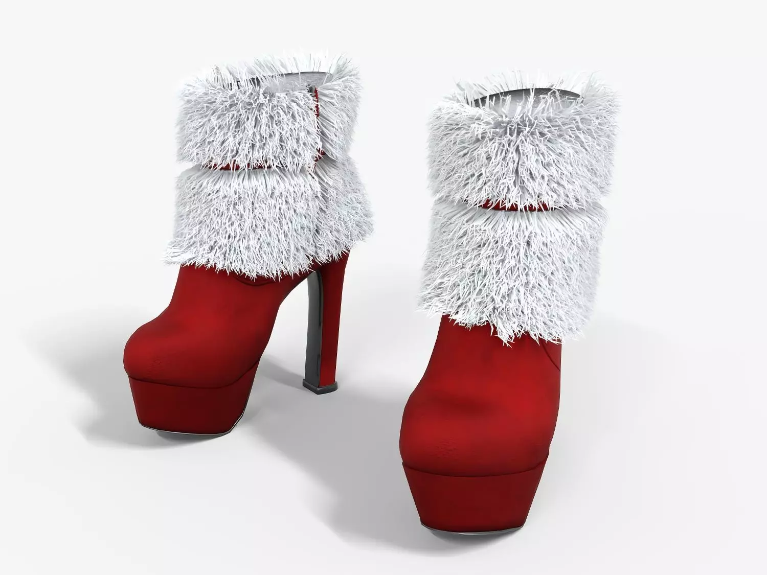 Mrs Claus - Santa Claus Low-poly 3D model_12