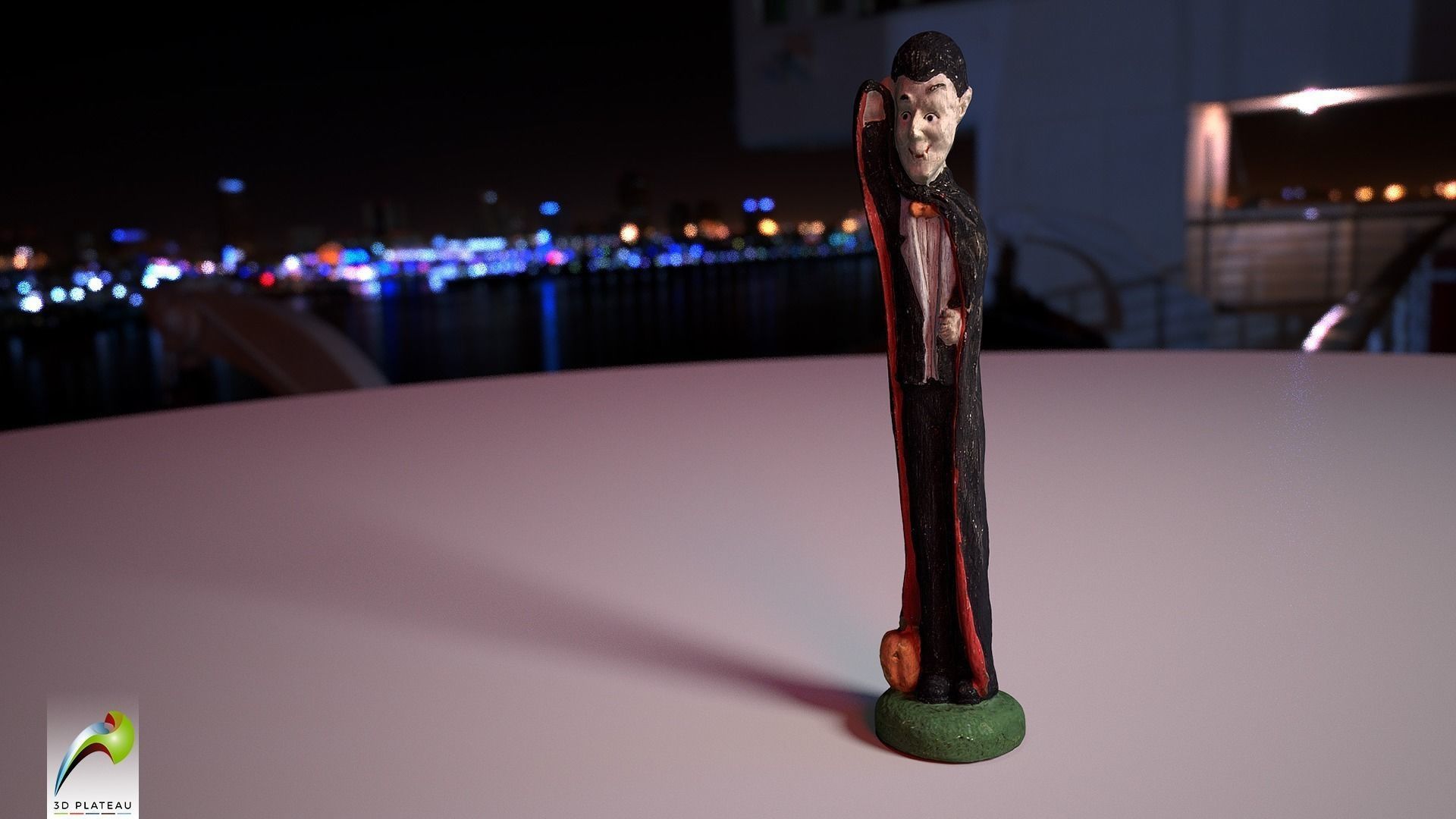 0002-10 Vampire Low-poly 3D model_0