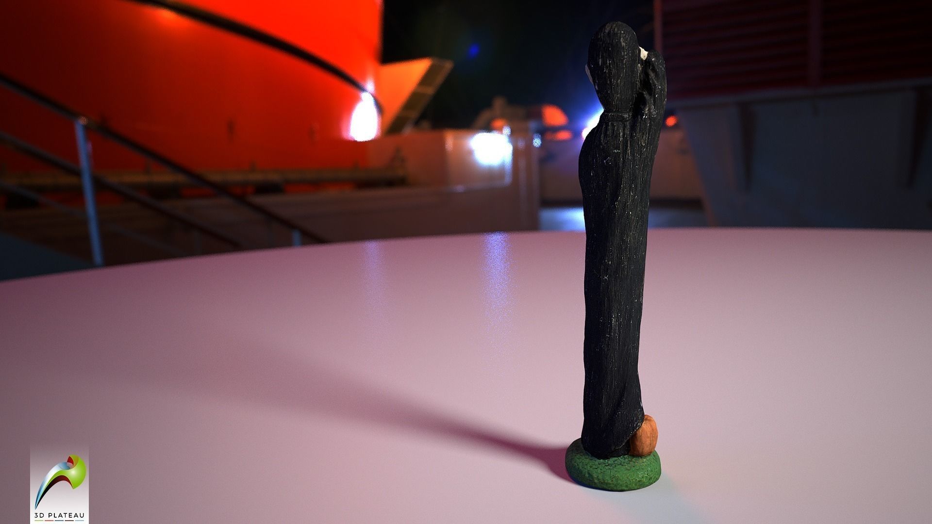 0002-10 Vampire Low-poly 3D model_1