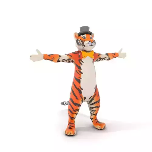 Dapper Tiger Character model pack