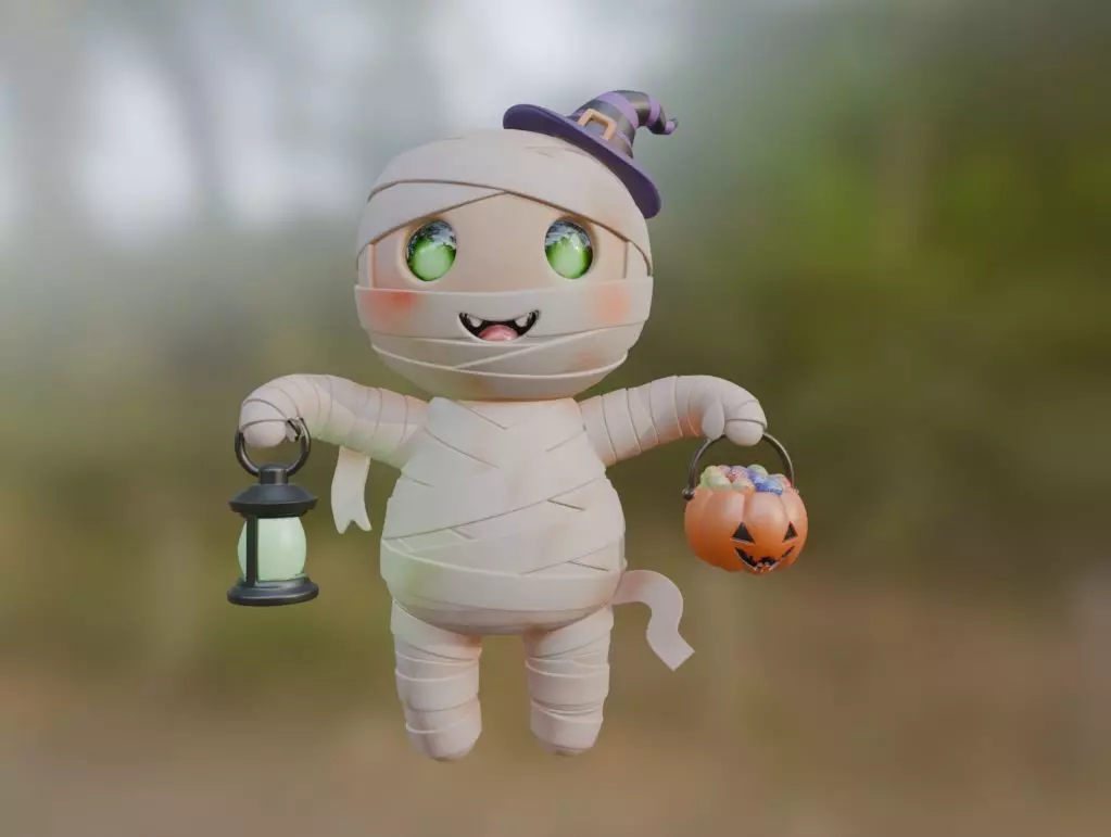 Halloween Legends 3D Models Pack  Low-poly 3D model_30