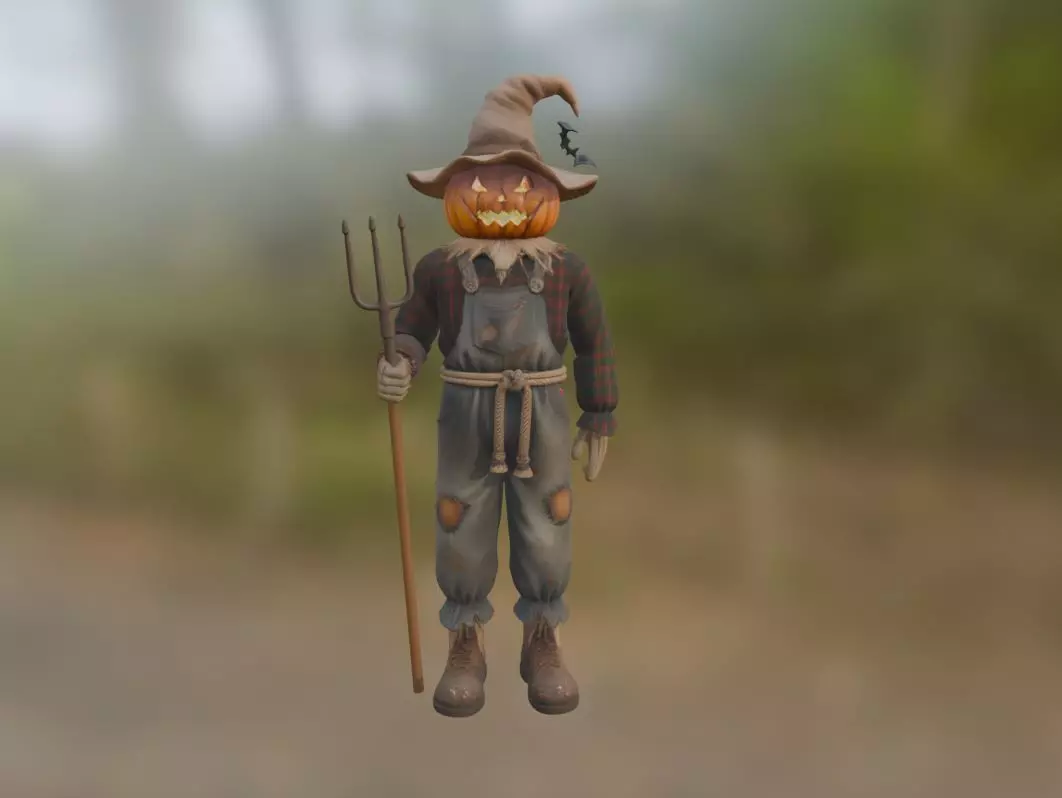 Halloween Legends 3D Models Pack  Low-poly 3D model_36